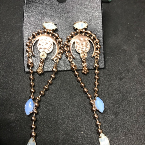 NWT Free People rose gold ball drop earrings - Picture 5 of 8